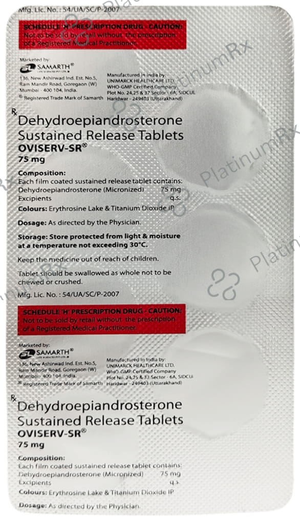 Oviserv 75mg Tablet SR