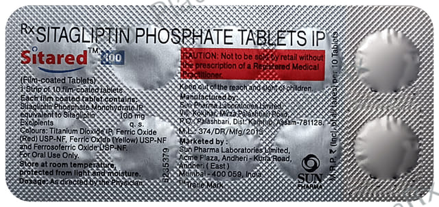 Sitared 100mg Tablet 10s