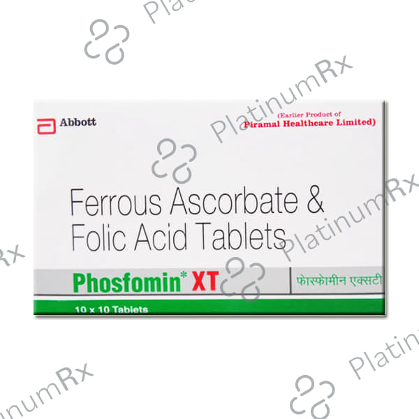Phosfomin XT 100mg/1500mcg Tablet 10s