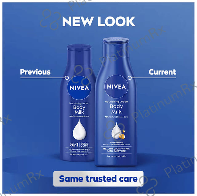 Nivea 5 in 1 Complete Care Nourishing Lotion Body Milk - For Dry to Very Dry Skin 200 ml