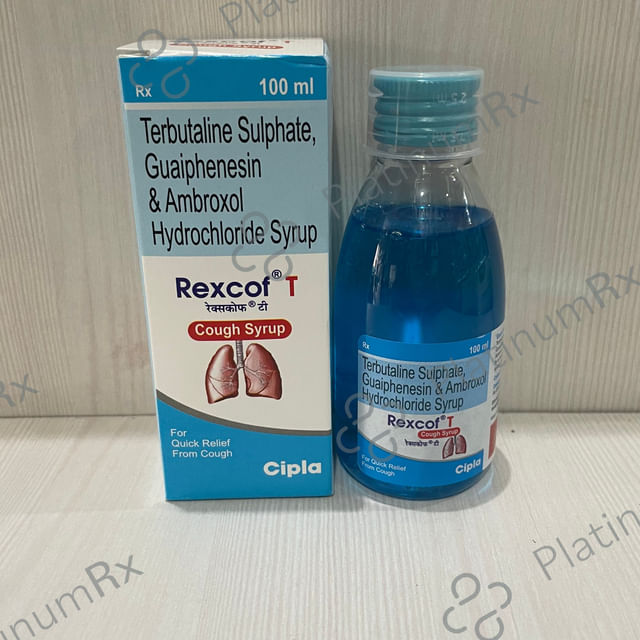 Rexcof T 15/50/1.5mg Syrup 100ml
