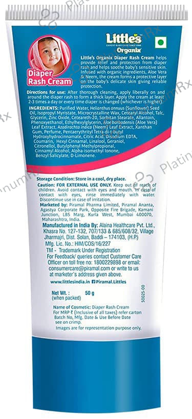Piramal Organix Diaper Rash Cream 50gm