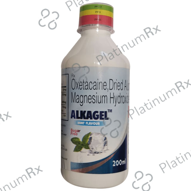 Alkagel Oral Gel Mint Sugar Free 200ml