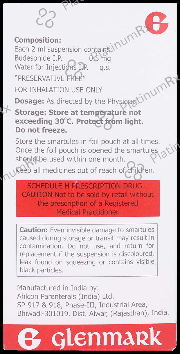 Nebzmart B 0.5mg Smartules Respules 7X2ml