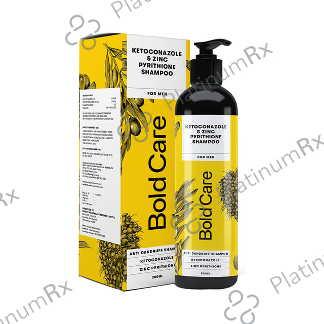Bold Care Ketoconazole & Zinc Pyrithione Anti Dandruff Shampoo for Men Shampoo