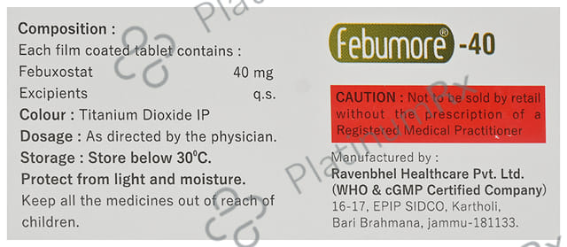 Febumore 40mg Tablet