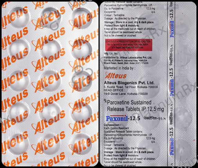 Paxonil 12.5mg Tablet 15s