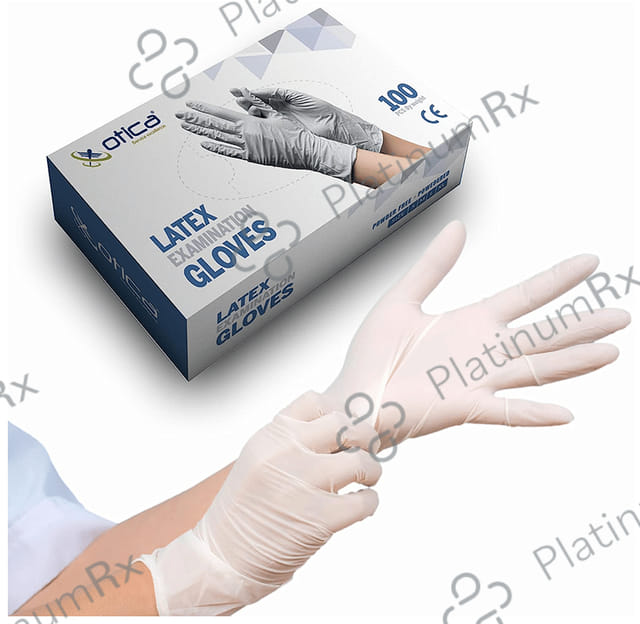 Otica Latex Powder Free Examintion Glove Large
