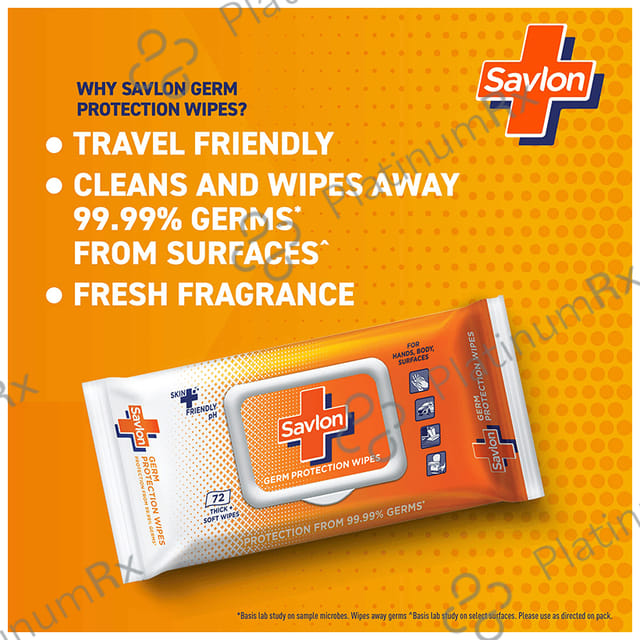 Savlon Germ Protection Wipes 10 wipes