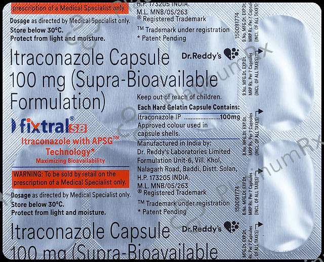Fixtral SB 100mg Capsule 7s