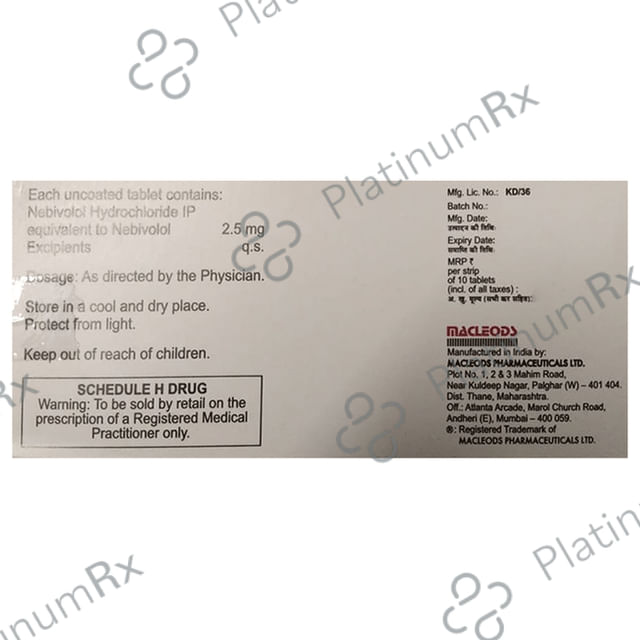 Nebimac 2.5mg Tablet 10s