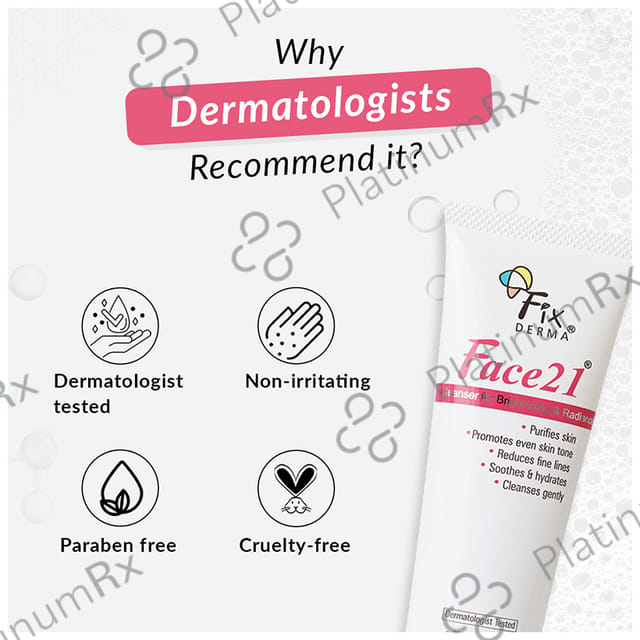 Fixderma Face 21 Cleanser for Brightening & Radiance