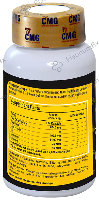 CMG Nutritions Dianutracare Blood Sugar Support Tablet