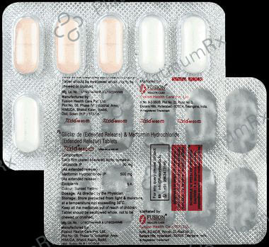 Xzid M 60/500mg Tablet XR 10s