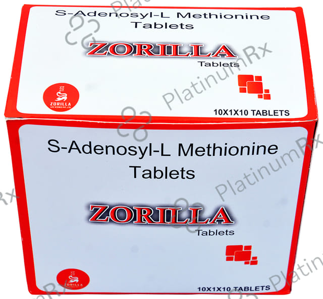 Zorilla S-Adenosyl-L Methionine Tablet 1 Strip