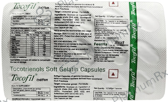 Tocofil 200mg Capsule 15s