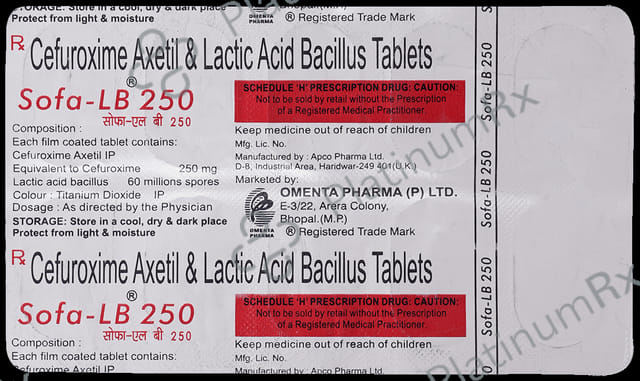 Sofa-LB 250 mg Tablet