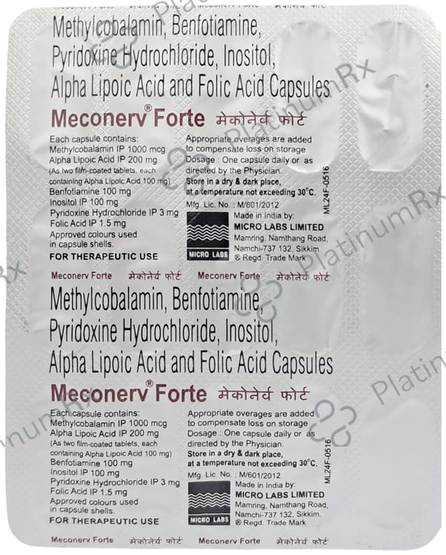 Meconerv Forte Capsule 15s