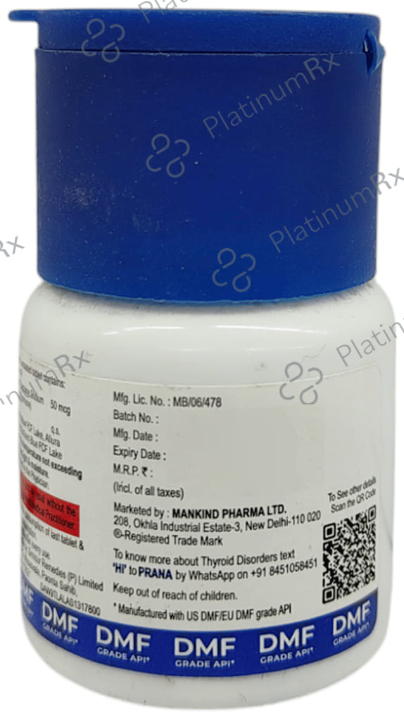 Thyroneed 50mcg Tablet 120s
