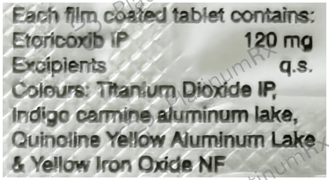Nucoxia XP 120mg Tablet 5s