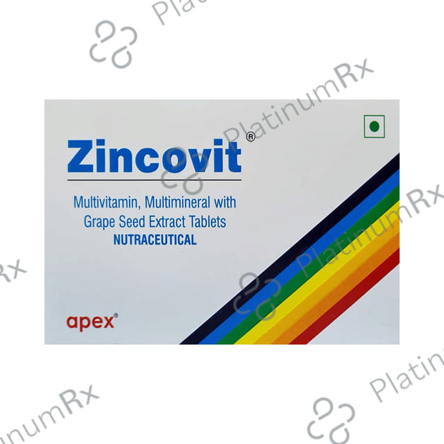 Zincovit Multivitamins Zinc Tablet 15s