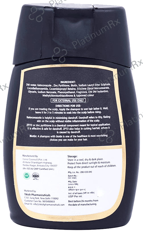 Maquillage Wellness K Tik Gold Ketoconazole Shampoo 100ml