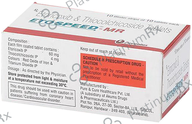 Etospeed 60/4mg Tablet MR 10s