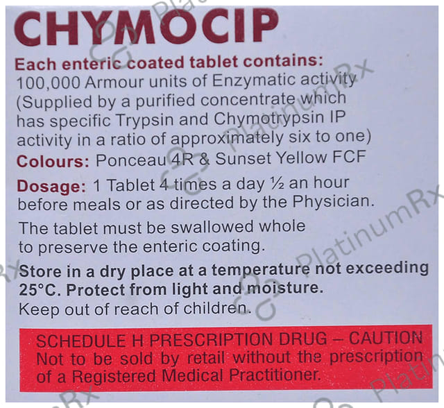 Chymocip 100k AU Tablet 20s