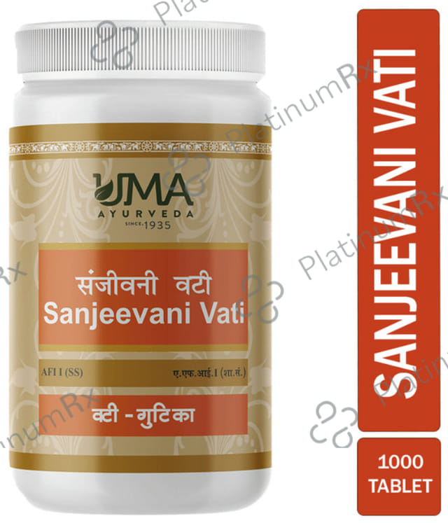 Uma Ayurveda Sanjeevani Vati 1000 tablets