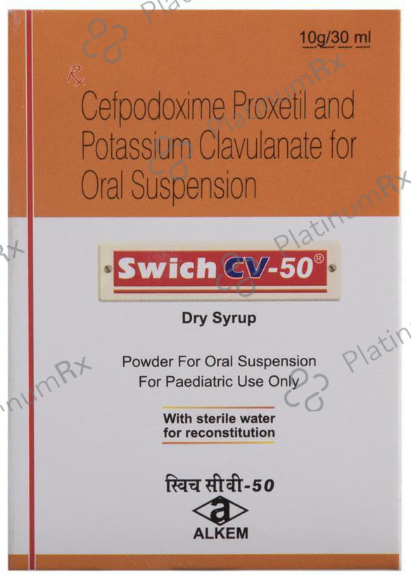 Swich CV 50/31.25mg Dry Syrup 30ml
