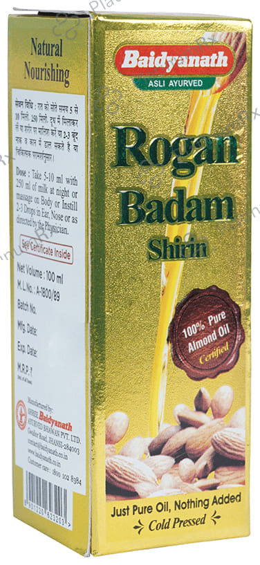 Baidyanath (Jhansi) Rogan Badam Shirin 50 ml