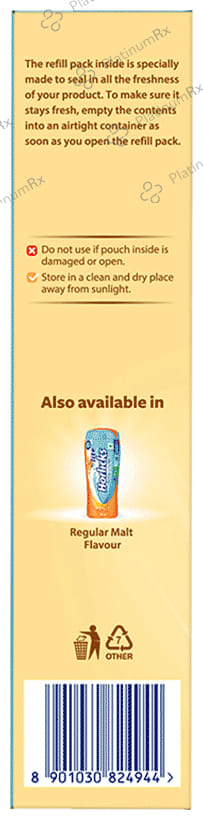 Horlicks Lite with Antioxidant Nutrients, Protein & No Added Sugar for Stamina, Bones, Immunity & Growth Powder Badam