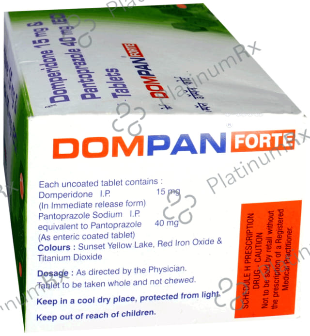 Dompan Forte 15/40mg Tablet 10s