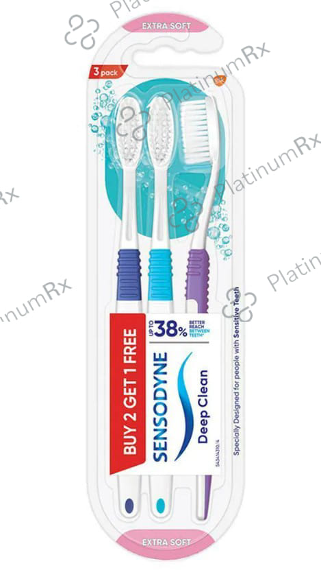 Sensodyne Deep Clean Buy 2 Get 1 Free Toothbrush 3s