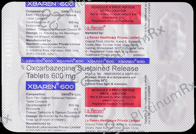 Xbaren 600mg Tablet 10s