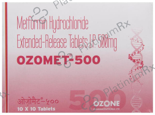 Ozomet 500mg Tablet ER 10s
