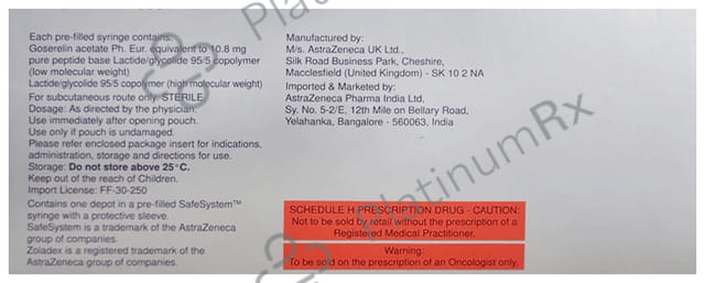 Zoladex LA 10.8mg Injection 1s