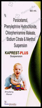 Kaprest-Plus Oral Suspension Strawberry