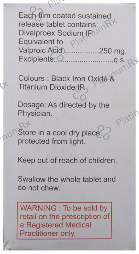 Valkem OD SR 250mg Tablet 10s