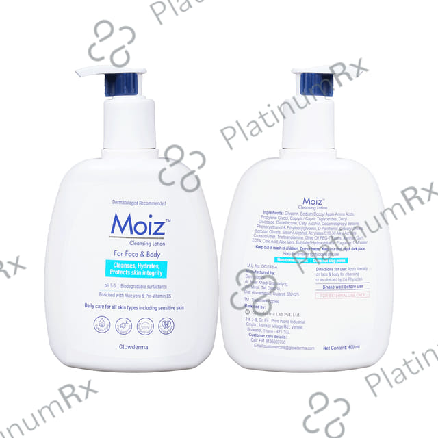 Moiz Cleansing Face & Body Lotion 400ml