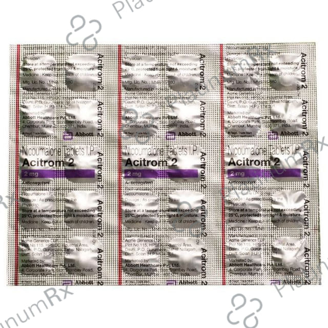 Acitrom 2mg Tablet 10s
