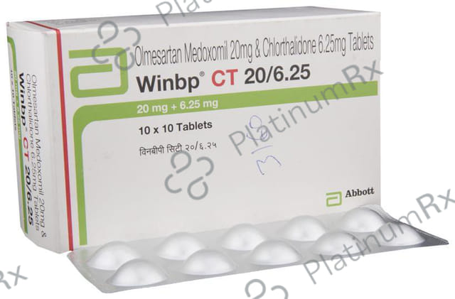 Winbp CT 6.25/20mg Tablet 10s