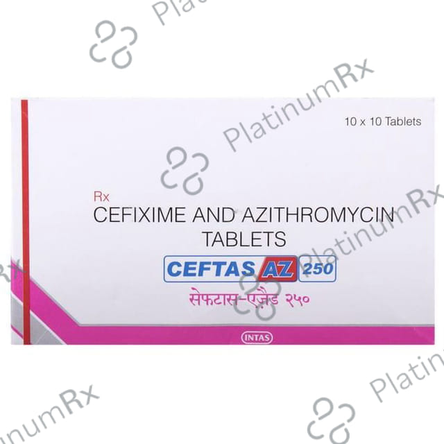 Ceftas AZ 250/200mg Tablet 10s