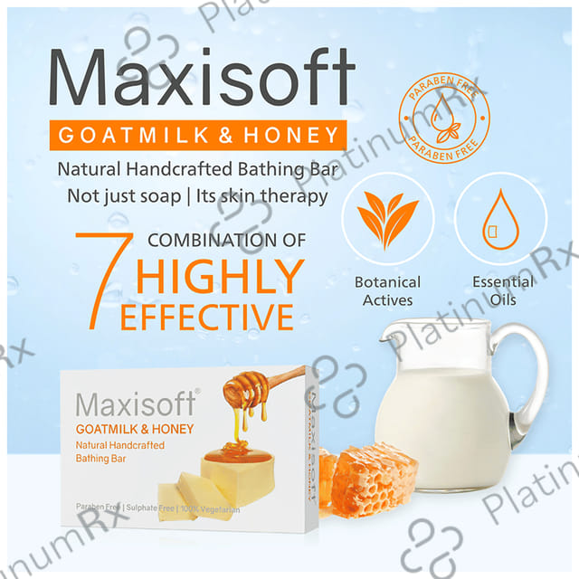 Maxisoft Goat Milk & Honey Bathing Bar (75gm Each) 1 units