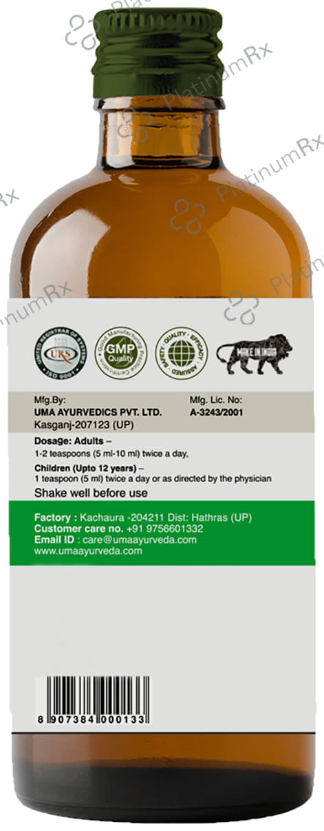 Uma Ayurveda Medhakalp Syurp for Improving Brain Power Naturally