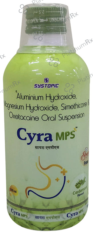 Cyra MPS Sugar Free Cardamom Flavour Oral Suspension 200ml