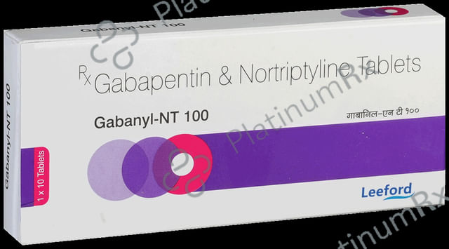 Gabanyl NT 100/10mg Tablet 10s