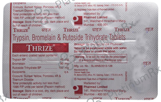 Thrize 90/100/48mg Tablet 10s
