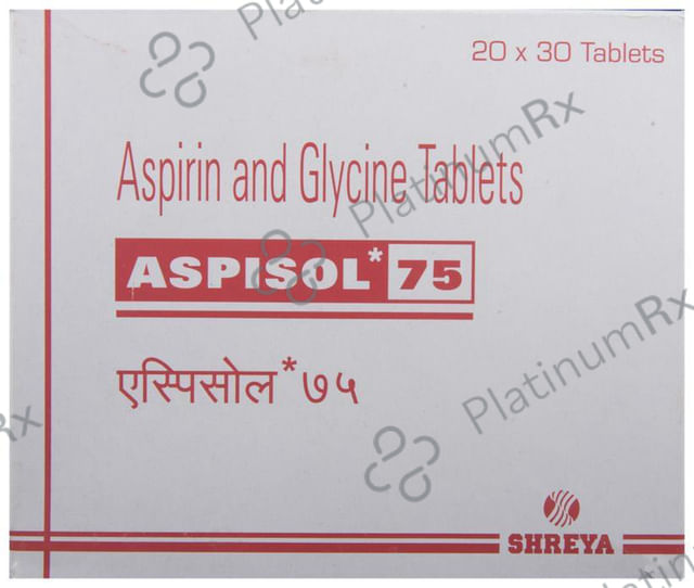 Aspisol 75/37.5mg Tablet 30s