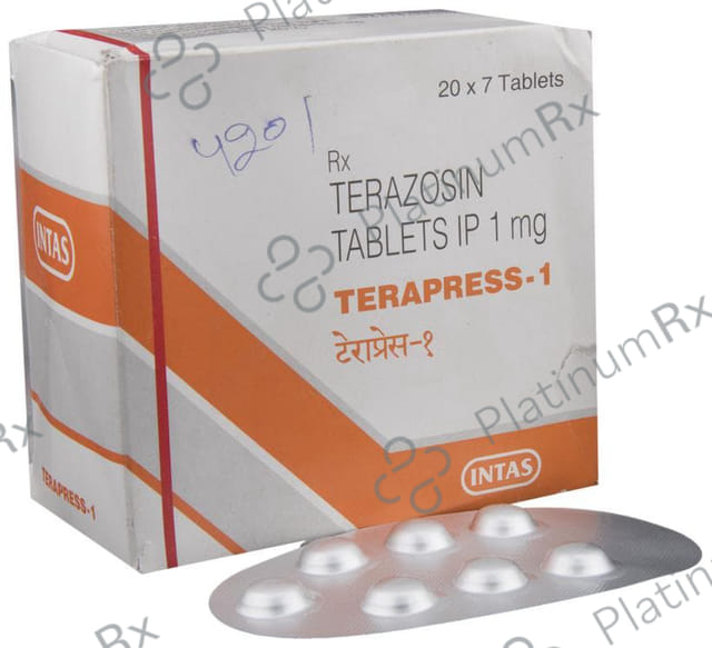 Terapress 1mg Tablet 7s